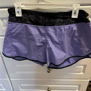 Lululemon running shorts in 2 colors. Size 8 Medium